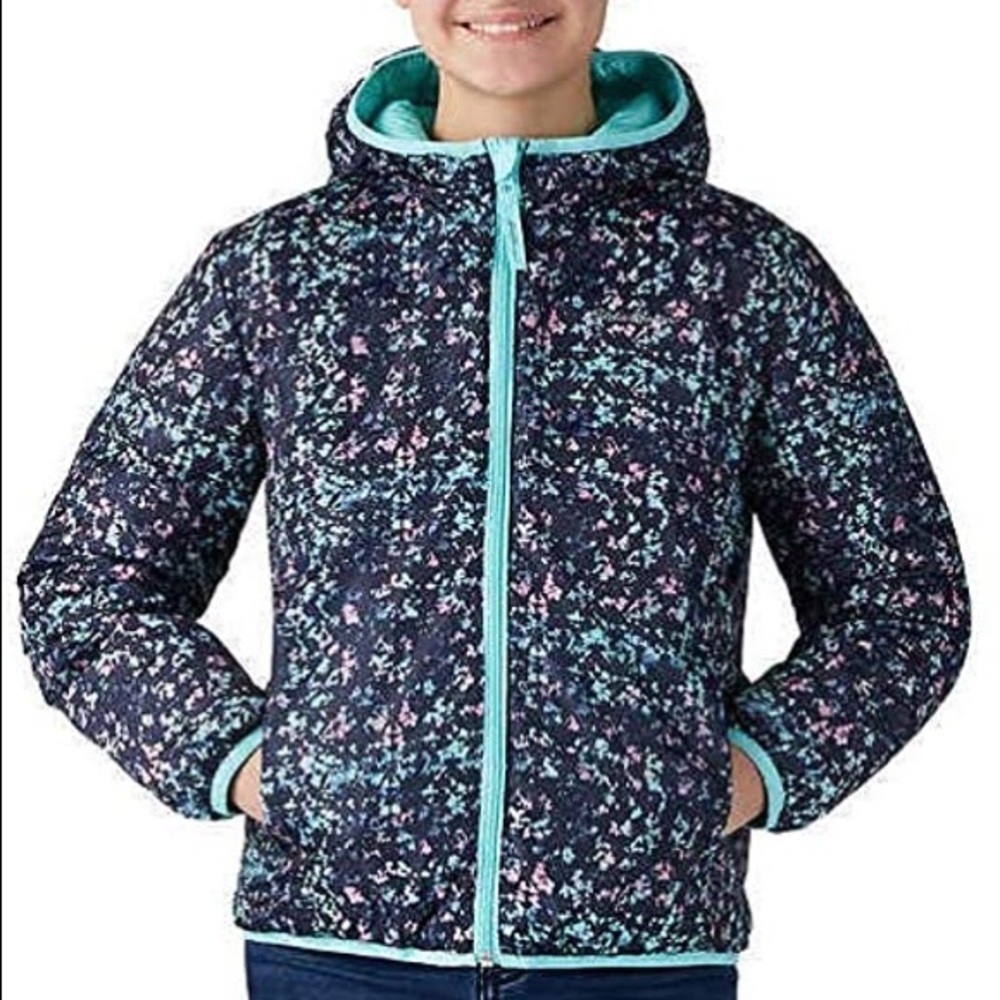 EDDIE BAUER reversible puffer jacket in girls US size large - Picture 10 of 13